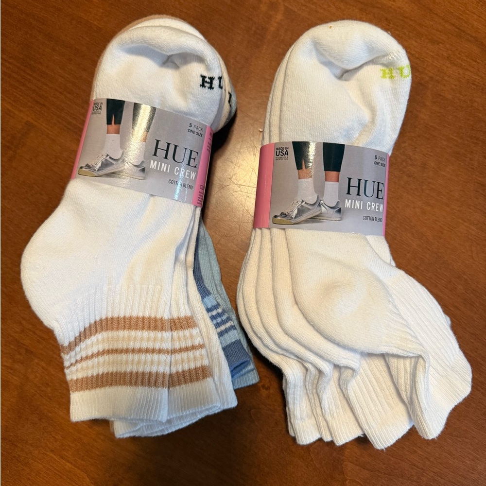 HUE Mini Crew Socks | Cushioned Cotton Blend